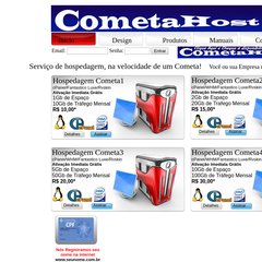 cometahost.com.br criação de site, site de criação e hospedagem gratuitos, Reseller Hosting with Free license to WHMCS for lifetime