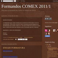 Formandos COMEX 2011/1