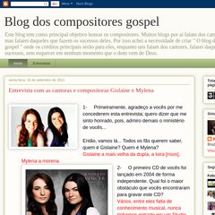 Blog dos compositores gospel