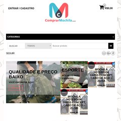 Comprar Mochila - mais vendidos qualidade, bom preço, comodidade