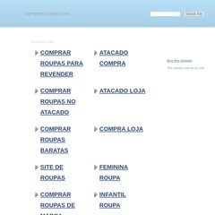 CompreRoupas.com - para revender. Preço direto da fábrica - CompreRoupas.com