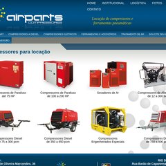 AirParts Compressores - Soluções em ar comprimido - Locação e vendas de compressores