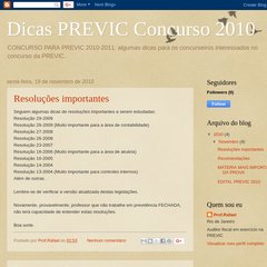 Dicas PREVIC Concurso 2010