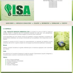 ISA - Assessoria e Consultoria Ambiental - Início
