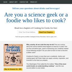Cooking For Geeks by Jeff Potter