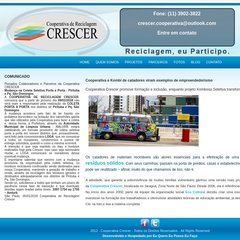 cooperativacrescer.org.br cooperativa crescer, virada cultural, virada sustentavel