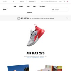 Nike - Please choose your Nike region