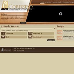 Home | Cordeiro Advogados e Associados | Webgenium System