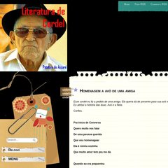 cordeisvariados.blogspot.com Homenagem a avó de uma amiga, Minha relação com o cordel, Julho