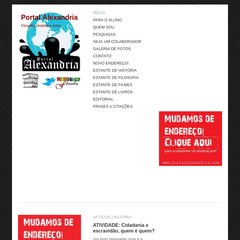 Portal Alexandria | Filosofia, História e Artes.