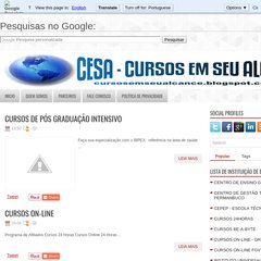 CESA - CURSOS EM SEU ALCANCE