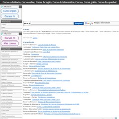 CURSOS - Cursos a distância, Curso Online