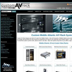 Middle Atlantic A/V Racks | 19" Audio/Video Rack, Home Theater, Cabinets,