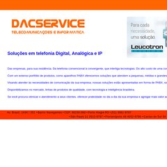 ..::Dacservice Telecomunicações e Informática - Página Inicial ::..