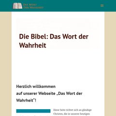 Www Das Wort Der Wahrheit De Startseite