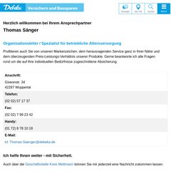Www Debeka Wuppertal De Debeka Thomas S