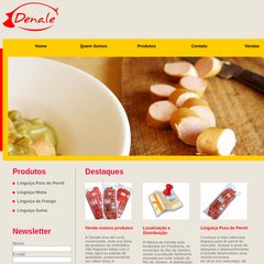 denale.com.br Quem Somos, Produtos, Linguiça Pura de Pernil