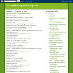  16:02, MILK AND TOAST AND HONEY (ROXETTE), 16:01, MESTRE CHICO (CHIQUITITAS)