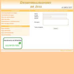 :: Equipamentos e Fornecimento de Água ::