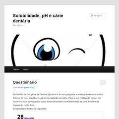 Solubilidade, pH e cárie dentária | Ana Veloso *