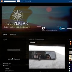 despertarproject.blogspot.com INÍCIO, O PROJETO, Continua...