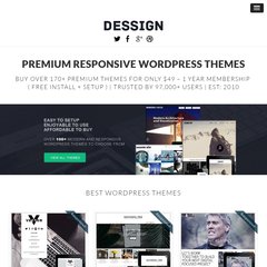 dessign | free & premium minimal and modern wordpress themes | Marios Lublinski
