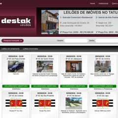 Destak Leilões - Seu melhor investimento.