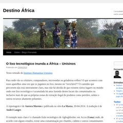 Destino África | Curiosidades, turismo, cultura, política e outros assuntos que surgirem.