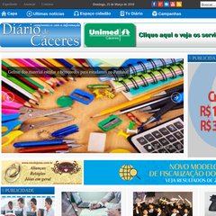 diariodecaceres.com.br Expediente, Anunciar, Contatos