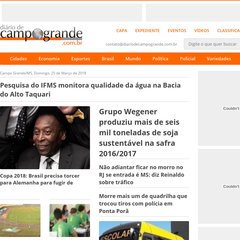 Diariodecampogrande.com, Notícias, eventos, vídeos, música.