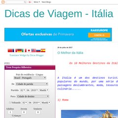 Dicas de Viagem - Itália