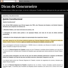 dicasdeconcurseiro.blogspot.com Quinto Constitucional, Everaldo Júnior, 12:56
