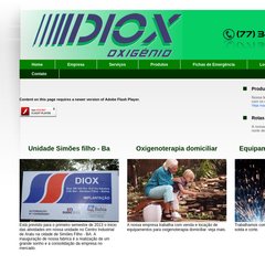 dioxoxigenio.com.br Empresa, Servi&ccedil;os, Produtos