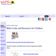 www.Dltk-bible.com - Bible Activities