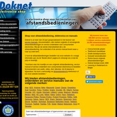 moeilijk tevreden te krijgen Neuken Ontoegankelijk www.Doknet.nl - Afstandsbediening kopen? Alle merken afstandsbedieningen!
