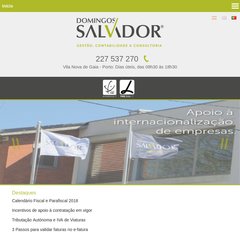 Entrada&nbsp;-&nbsp;Gabinete de Contabilidade Domingos Salvador, LDA