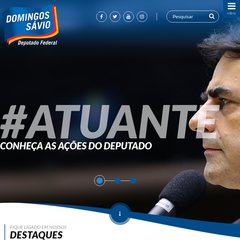 Deputado Domingos S&aacute;vio