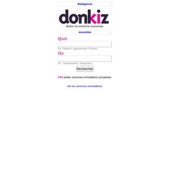 Petites annonces : immobilier, auto, emploi, services, divers - Donkiz