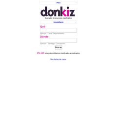 buscador de anuncios clasificados de inmobiliaria, auto y empleo - Donkiz