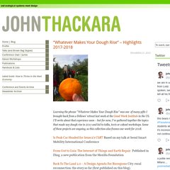  Xskool Workshops, Reading List, John Thackara Publications, Handouts & Lists