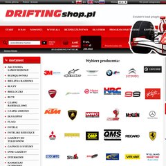 Sklep Driftingshop.pl | Drift | Gadzety | Kaski | Kombinezony | Buty | Sparco | OMP