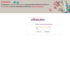 www.E-boticario.com.br - Extranet Boticário