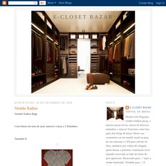 eclosetbazar.blogspot.com Vestido Xadrez, 16:14, Vestido