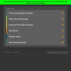 Www Effortlessbirdfeeder Com The Effortless Birdfeeder