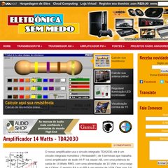  Módulo de potência 90 a 130 watts RMS, »»Leia mais..., 0 comentários, Amplificador de áudio