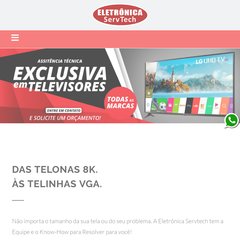 Eletrônica ServTech Londrina - Exclusiva TVs e Monitores