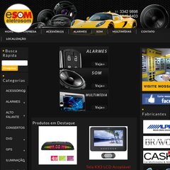 ESOM eletrosom - Som, V&iacute;deo, Alarmes, Pel&iacute;culas, Travas, Vidros El&eacute;tricos
