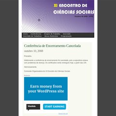 XI Encontro de Ciências Sociais da UFPE