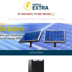 Energia Extra - Energia Renovavel - Energia solar - Baterias