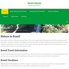 enjoybrazil.net Brazil travel, brazil Tours, vacations